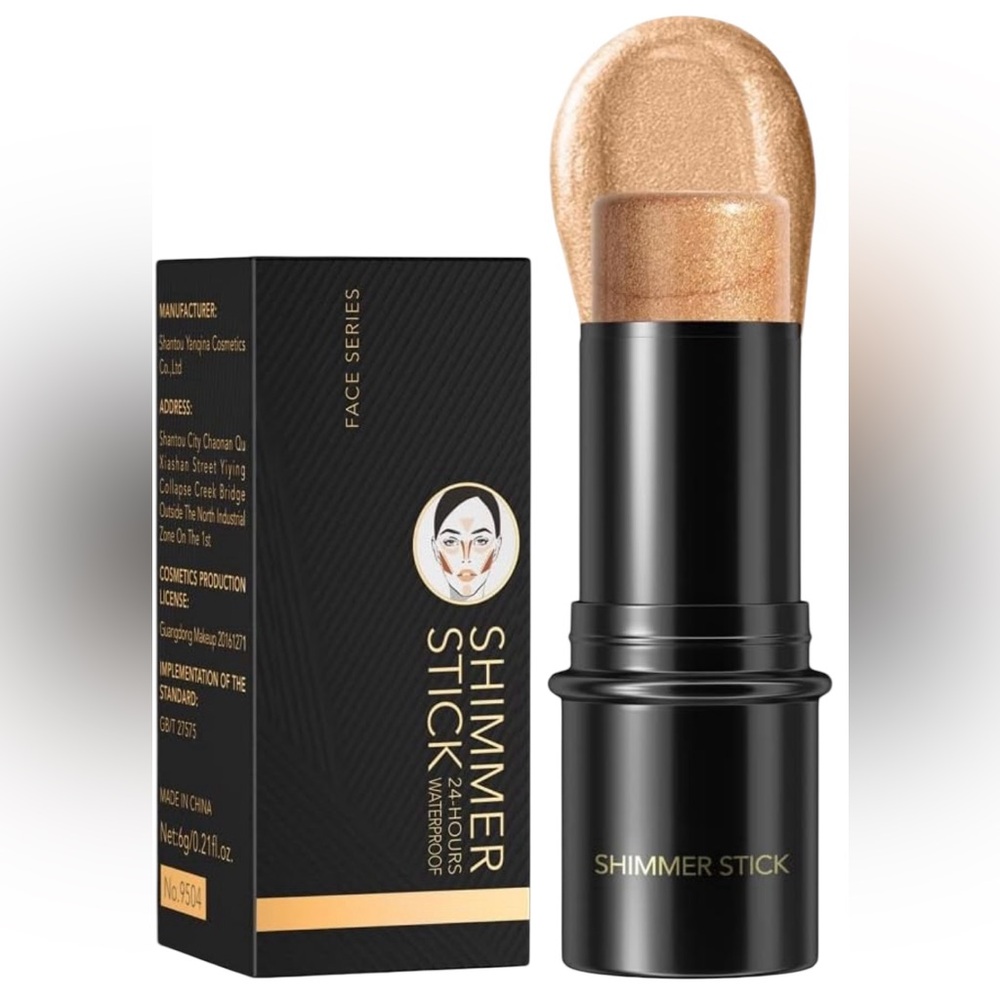 ⚫️ HelloKiss Face Series Shimmer Contour Stick 24 Hour Waterproof #04 New In Box